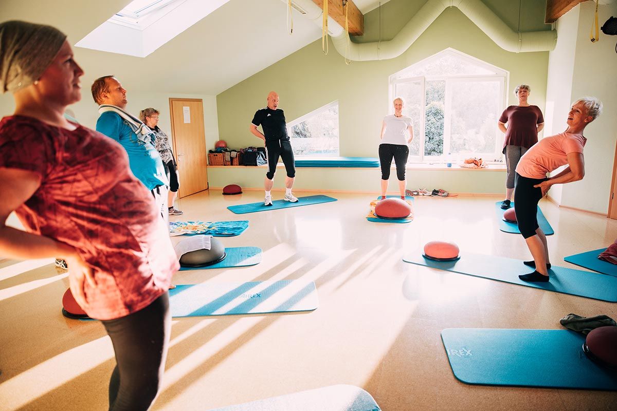 Rehasport und Funktionstraining in der Gruppe